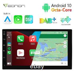 Android Auto 8-Core Double 2Din 7 Autoradio Stéréo de Voiture GPS Navi CarPlay WiFi USB SD