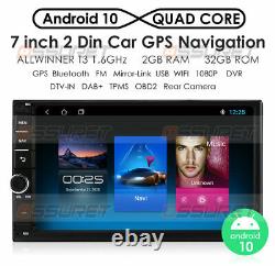 Android Gps Double 2 Din 7 Voiture Stereo Mp5 Avec Caméra De Sauvegarde Écran Tactile Radio