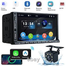 Apple CarPlay sans fil Double DIN 7 Android Auto Autoradio Bluetooth US