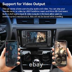 Apple CarPlay sans fil Double DIN 7 Android Auto Autoradio Bluetooth US