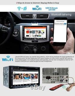 Atoto A6 2 Din Radio Gps Stéréo Pour Voiture Android / A6y2710sb / Double Bluetooth / Usb / Wifi