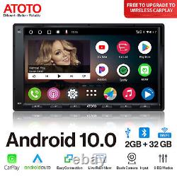 Atoto A6 Pf 7 Android Voiture Stéréo Double 2din Avec Sans Fil Carplay&android Auto
