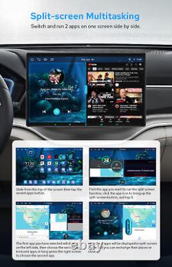 Autoradio 15,1 pouces Android 8G+128G Universel Double Din 1920x1080P GPS