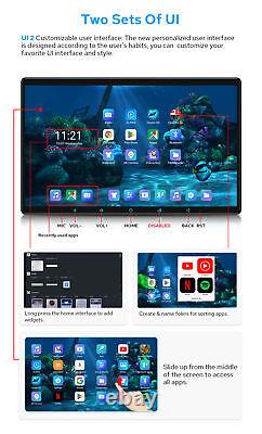 Autoradio 15,1 pouces Android 8G+128G Universel Double Din 1920x1080P GPS