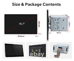 Autoradio 15,1 pouces Android 8G+128G Universel Double Din 1920x1080P GPS