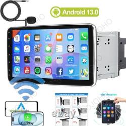 Autoradio 2DIN Rotatif 10,1'' Android 13 64G Carplay GPS Wifi BT