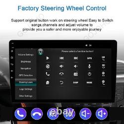 Autoradio 2DIN Rotatif 10,1'' Android 13 64G Carplay GPS Wifi BT