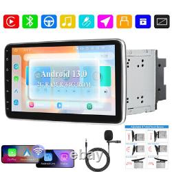 Autoradio 2DIN Rotatif 10.1'' Android 13 64G Carplay GPS Wifi US