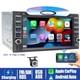 Autoradio 2 Din Double Avec Lecteur Cd Dvd Bluetooth Carplay Et Caméra De Recul