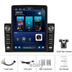 Autoradio 9.5 Carplay Apple/Android Stéréo de voiture Écran tactile Double 2Din + Caméra