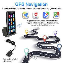 Autoradio Android12 GPS Carplay à écran tactile BT Double 2Din 10.1 pouces vertical