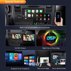 Autoradio Android12 à double DIN avec lecteur MP5, GPS, WiFi, Bluetooth, radio FM et Car Play