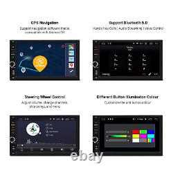 Autoradio Android12 à double DIN avec lecteur MP5, GPS, WiFi, Bluetooth, radio FM et Car Play