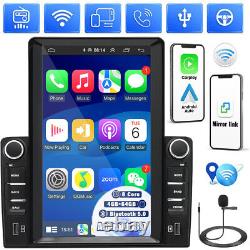 Autoradio Android 10.1 Double Din GPS WiFi Octa-Core BT Apple Carplay Radio
