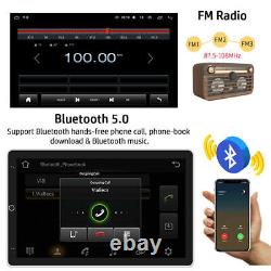 Autoradio Android 10.1 à écran tactile rotatif 13 pouces avec GPS, radio et fonction Double 2Din Carplay