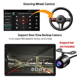 Autoradio Android 10.1 à écran tactile rotatif 13 pouces avec GPS, radio et fonction Double 2Din Carplay