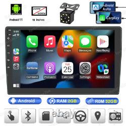 Autoradio Android 11 Double Din 10.1 Apple CarPlay Radio Auto GPS Navi WiFi FM