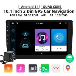 Autoradio Android 11 Double Din 10.1 Apple CarPlay Radio Auto GPS Navi WiFi FM