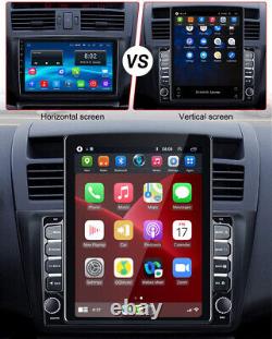 Autoradio Android 12 GPS Wifi Double Din 9.7 pouces avec écran tactile Apple Carplay