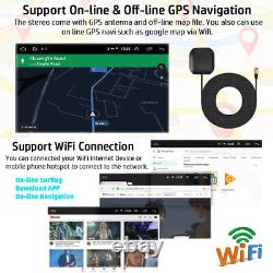 Autoradio Android 12 GPS Wifi Double Din 9.7 pouces avec écran tactile Apple Carplay
