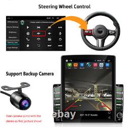 Autoradio Android 12 GPS Wifi Double Din 9.7 pouces avec écran tactile Apple Carplay