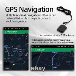 Autoradio Android 12 à double DIN GPS WiFi BT Écran tactile rotatif de 10,1 pouces Stéréo