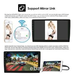 Autoradio Android 12 avec écran rotatif 10,1'' Double 2DIN, Carplay, GPS Navi
