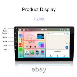 Autoradio Android 13 2 DIN 10,1 pouces 4+64 Go Carplay GPS Navi BT WIFI IPS