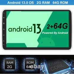 Autoradio Android 13 Carplay Écran Rotatif 10.1 GPS Double 2Din