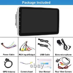Autoradio Android 13 Carplay Écran Rotatif 10.1 GPS Double 2Din