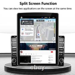 Autoradio Android 13 Double 2Din WiFi CarPlay GPS Navi Écran Vertical 9.7 cam