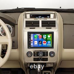 Autoradio Android 13 Double Din Carplay GPS FM pour Ford Escape 2008-2012