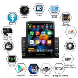 Autoradio Android 13 Double Din sans fil avec Apple CarPlay, GPS, Navi, WiFi et FM