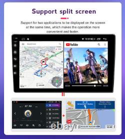Autoradio Android 13 à écran tactile double DIN de 10,1 pouces avec GPS rotatif