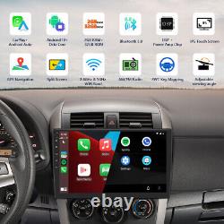 Autoradio Android Double Din 10.1 IPS avec CAM+DVR+OBD, Apple CarPlay, Radio GPS