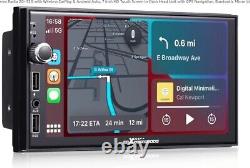 Autoradio Android Double Din MaXpeedingrods avec Apple CarPlay Sans Fil