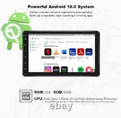Autoradio Android Double Din avec Bluetooth GPS Écran Tactile HD 9 Pouces FM