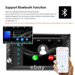 Autoradio Bluetooth 6.2 Double 2 Din Stéréo de Voiture sans Fil Carplay Lecteur CD/DVD