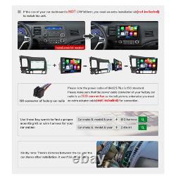 Autoradio CAM+Double Din 10.1 pouces Android 13 avec GPS Navi, CarPlay, DSP, WiFi