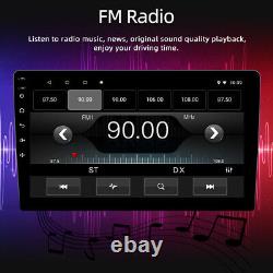 Autoradio Carplay Double DIN Android 11 GPS NAVI Écran Tactile Bluetooth FM