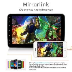 Autoradio Double 2DIN Android 12 avec Écran Tactile Rotatif 10.1 GPS WIFI BT Radio