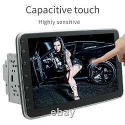 Autoradio Double 2DIN Android 12 avec Écran Tactile Rotatif 10.1 GPS WIFI BT Radio