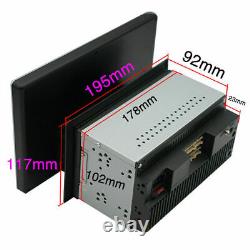 Autoradio Double 2DIN Android 12 avec Écran Tactile Rotatif 10.1 GPS WIFI BT Radio
