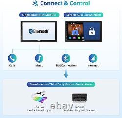 Autoradio Double DIN, Écran Tactile HD 7', Android, Bluetooth, WiFi, DSP, GPS 2+32