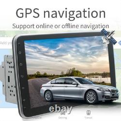 Autoradio Double DIN GPS Wifi Android 14 avec Écran Tactile Rotatif 10.1''