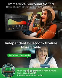 Autoradio Double Din 10.1 Android 13 GPS Sat Navi Radio DAB+ Audio WiFi Sans DVD