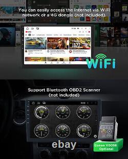 Autoradio Double Din 10.1 Android 13 GPS Sat Navi Radio DAB+ Audio WiFi Sans DVD