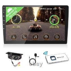 Autoradio Double Din 10 pouces avec Écran Tactile, GPS, Bluetooth, Android Auto