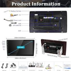 Autoradio Double Din 10 pouces avec Écran Tactile, GPS, Bluetooth, Android Auto