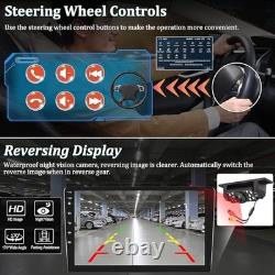 Autoradio Double Din 10 pouces avec Écran Tactile, GPS, Bluetooth, Android Auto